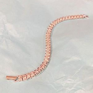 Sterling Silver CZ Tennis Bracelet